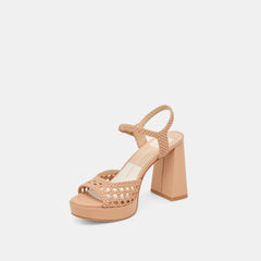 PEYTEN WIDE HEELS CAFE WOVEN STELLA | Women Dolce Vita