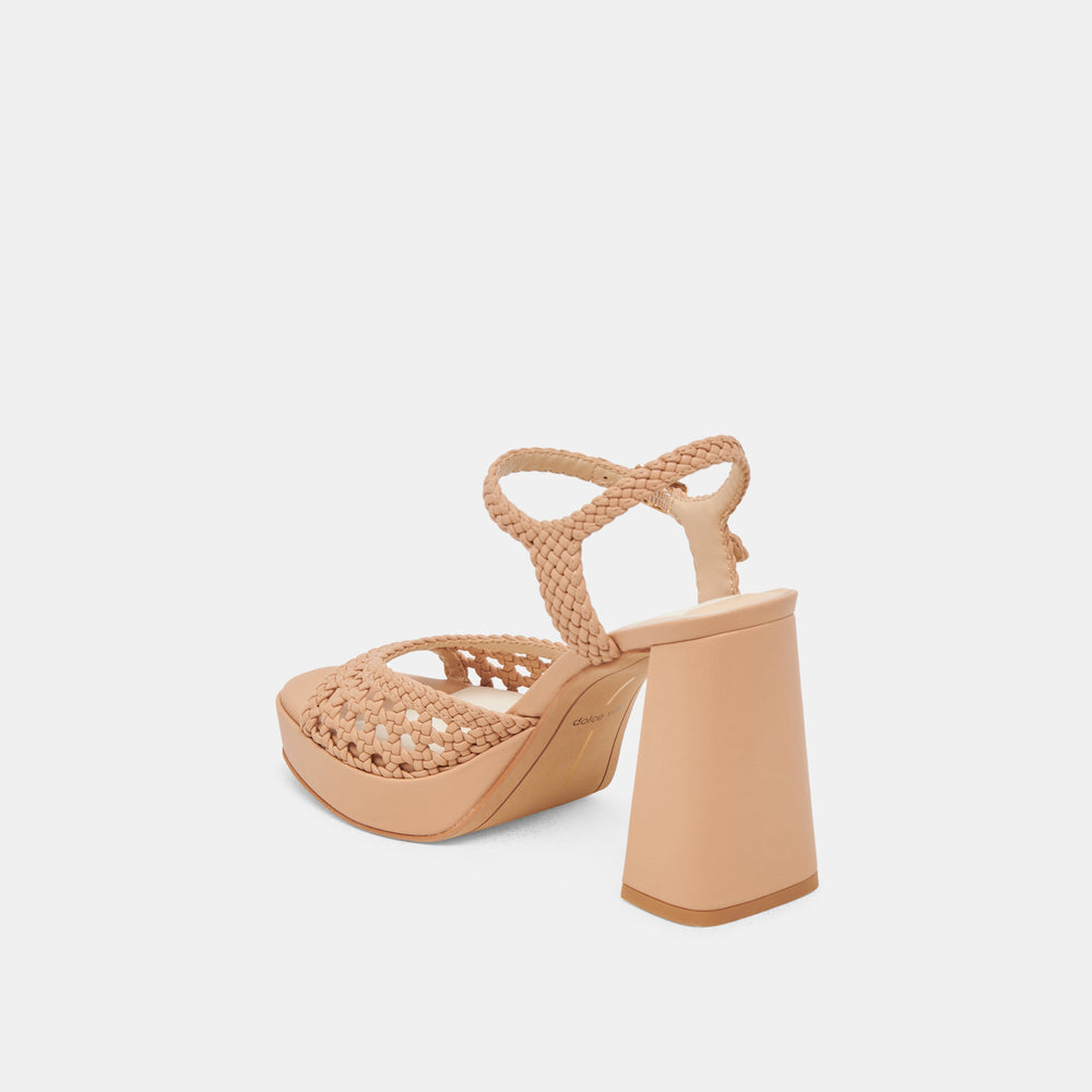 PEYTEN WIDE HEELS CAFE WOVEN STELLA | Women Dolce Vita