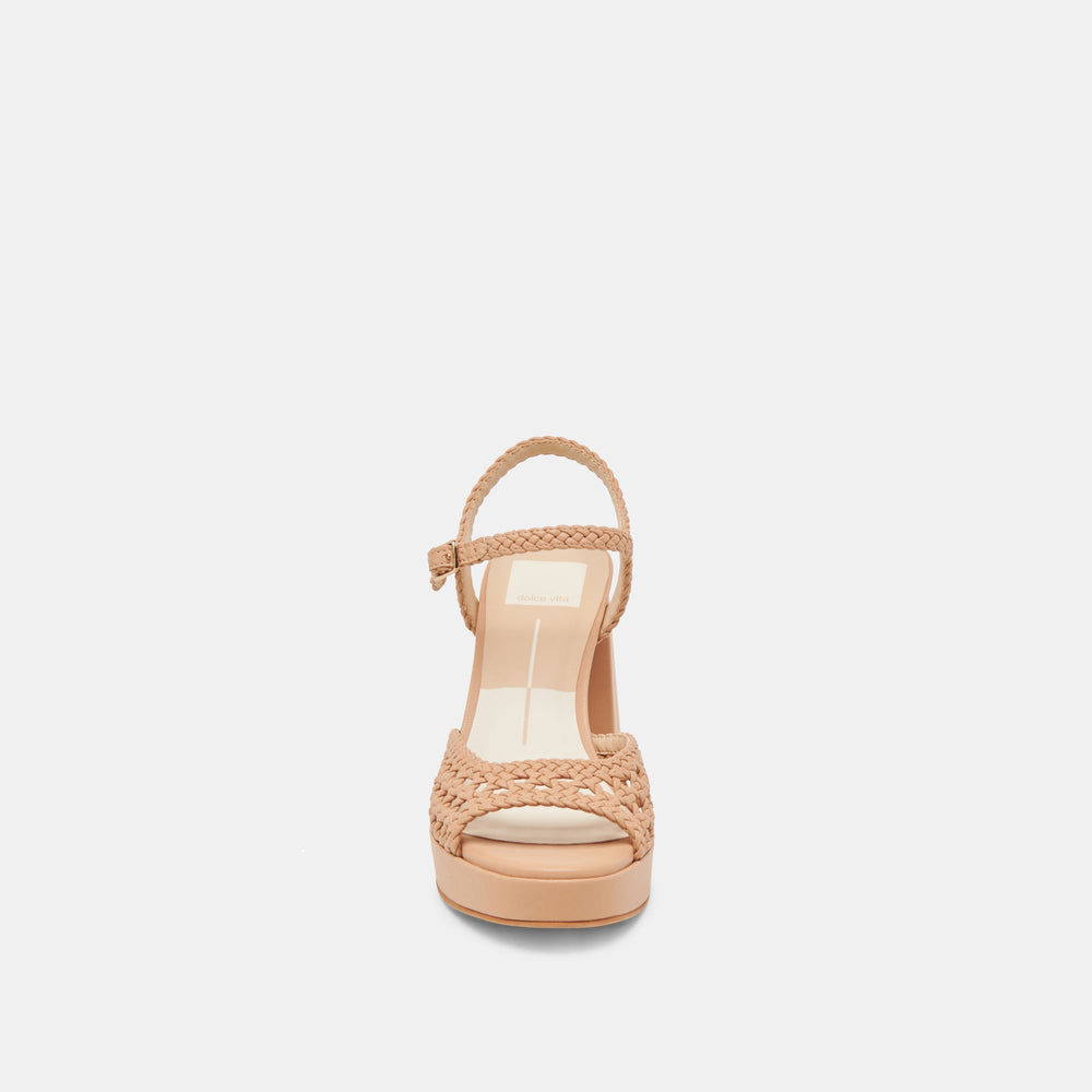 PEYTEN WIDE HEELS CAFE WOVEN STELLA | Women Dolce Vita
