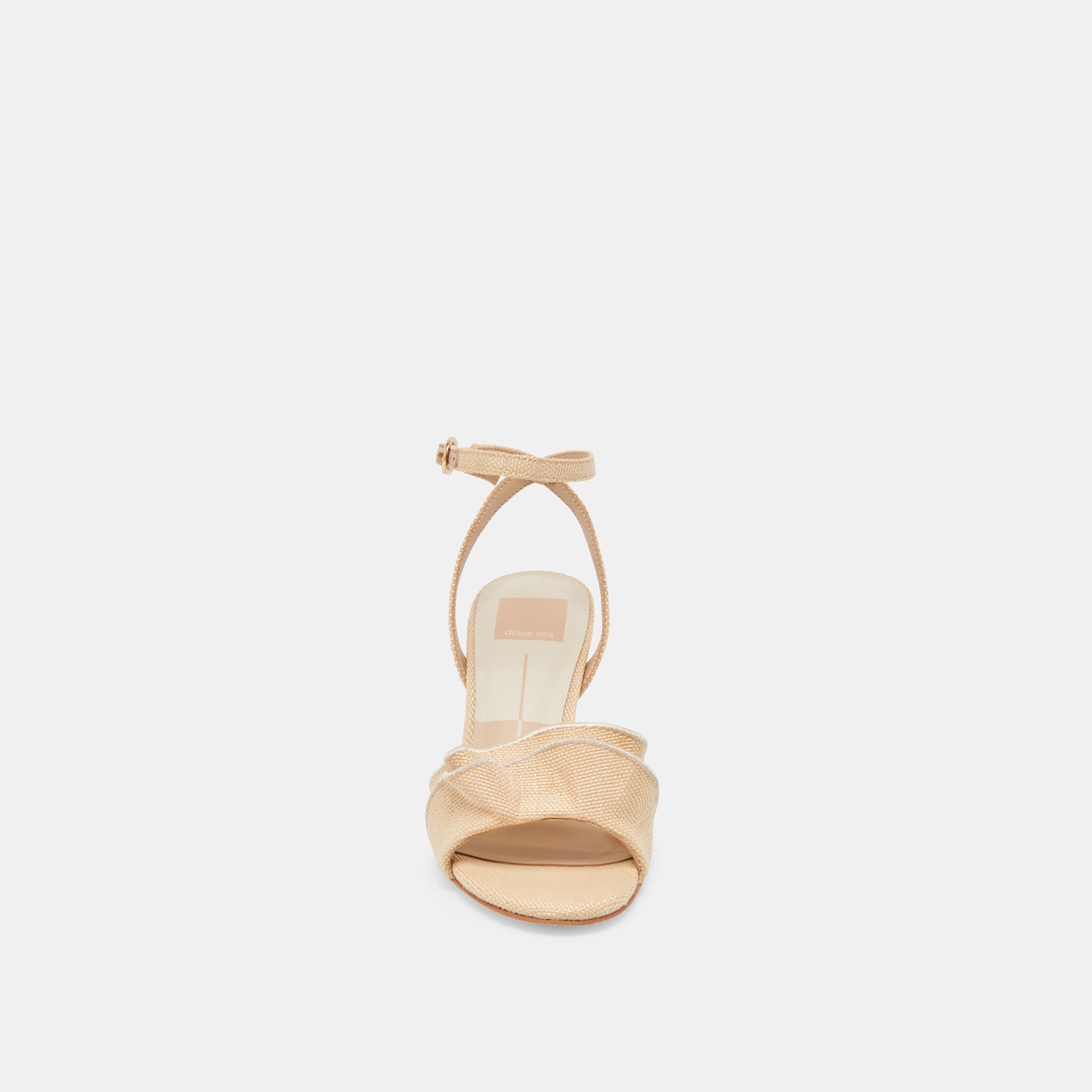 LUNETE HEELS LT NATURAL WOVEN RAFFIA | Women Dolce Vita