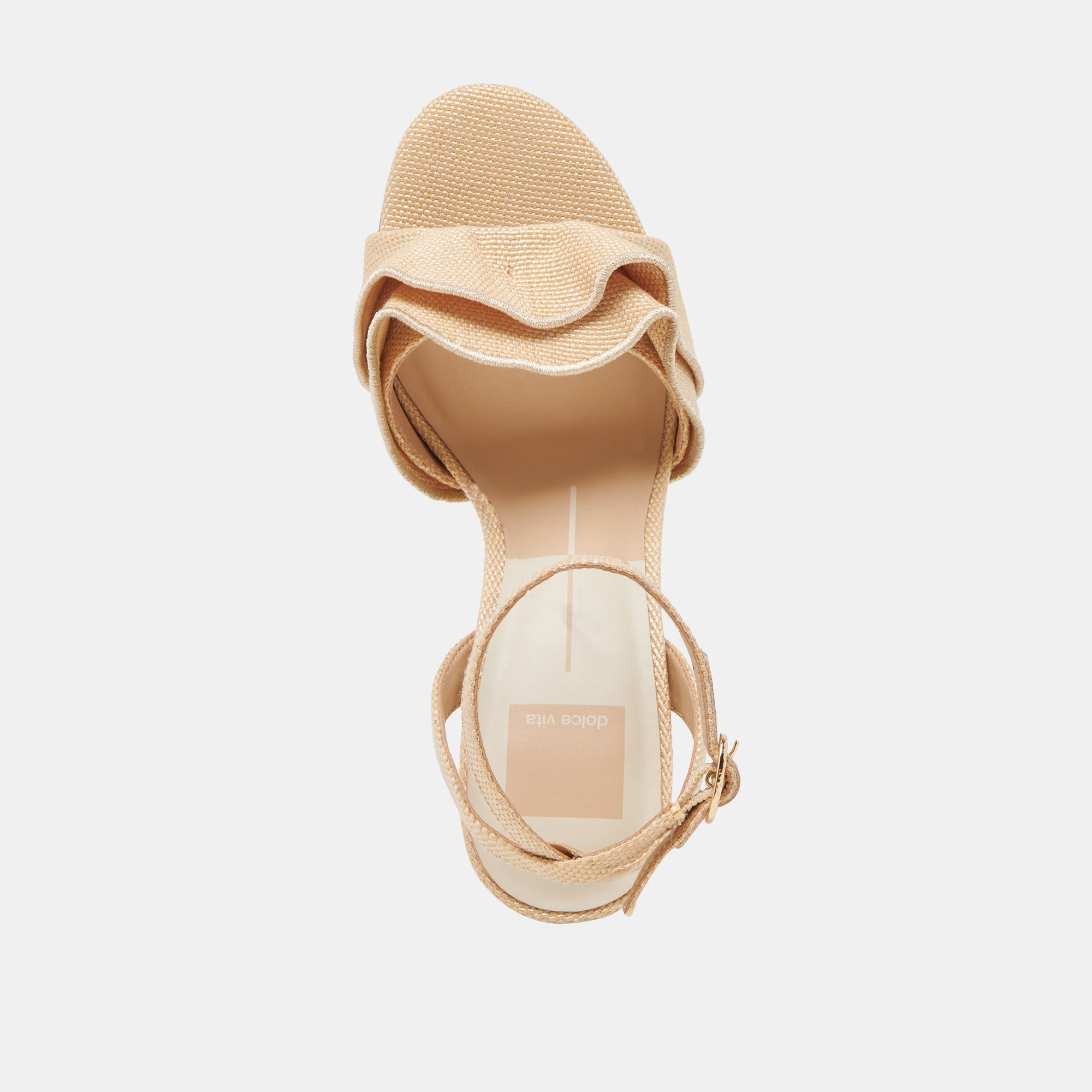 LUNETE HEELS LT NATURAL WOVEN RAFFIA | Women Dolce Vita