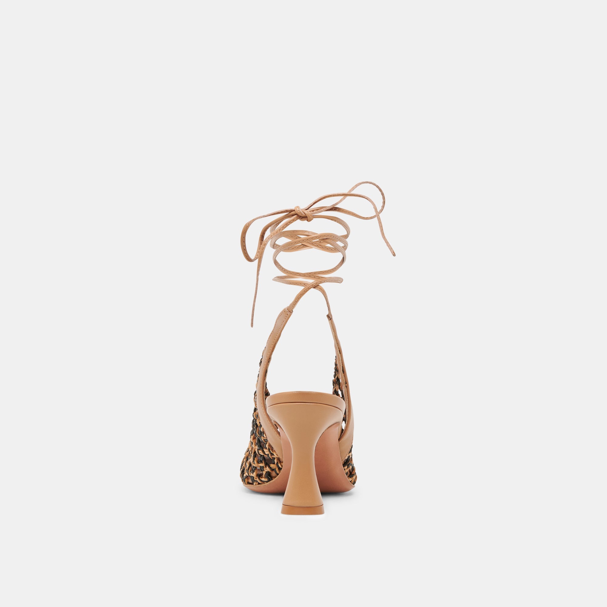 GESICA HEELS BLACK NATURAL WOVEN | Dolce Vita Women