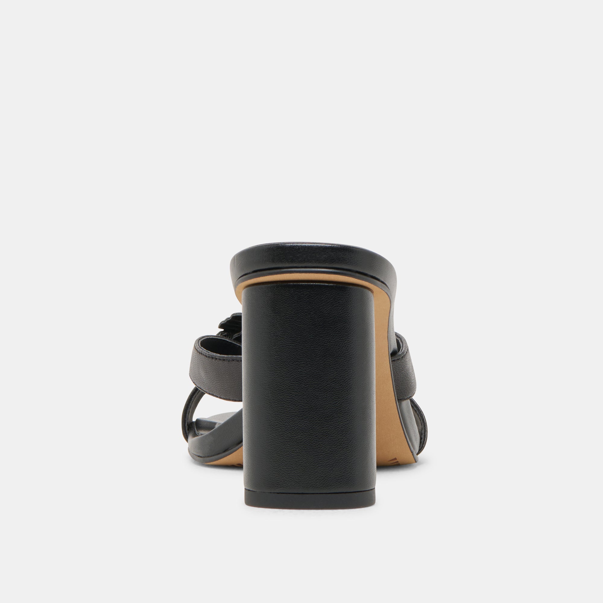Nikil Black Leather Heels | Women Dolce Vita