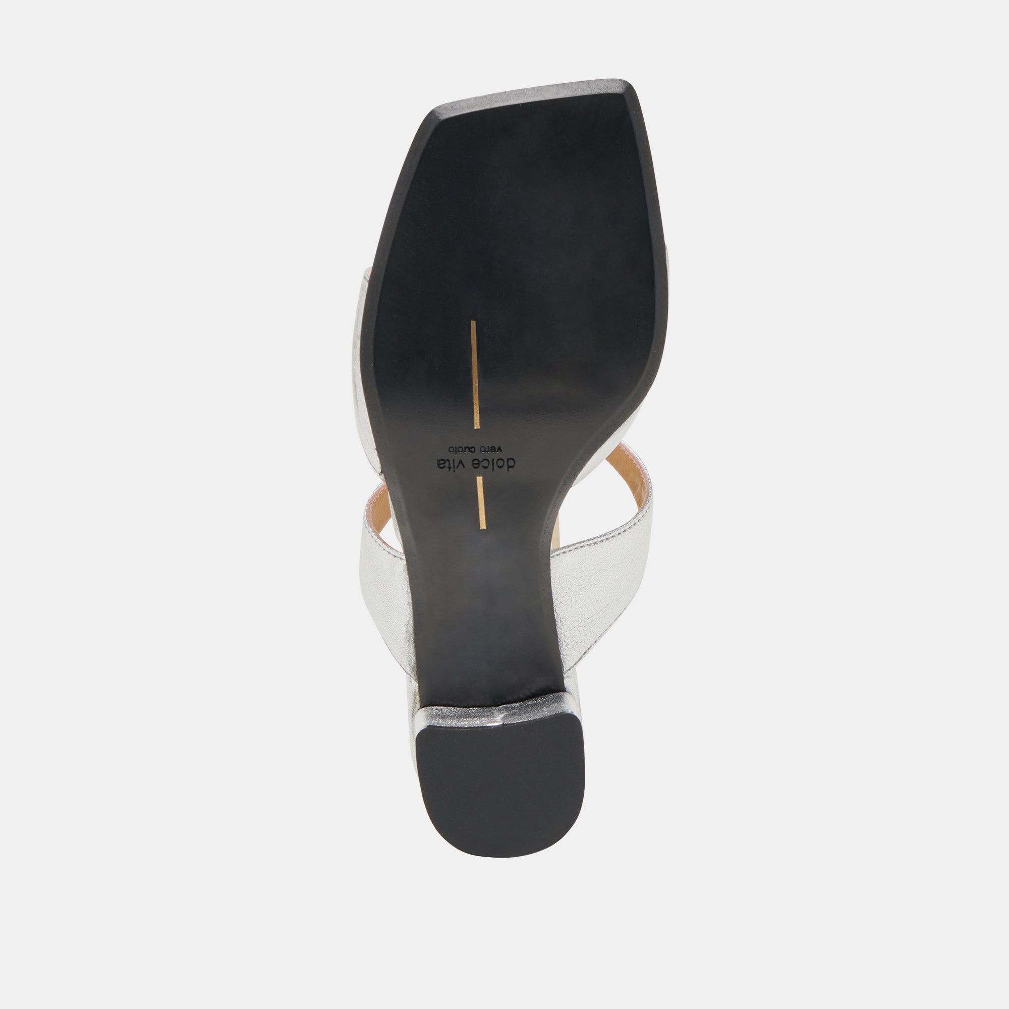 SHANE HEELS SILVER METALLIC LEATHER | Dolce Vita Women