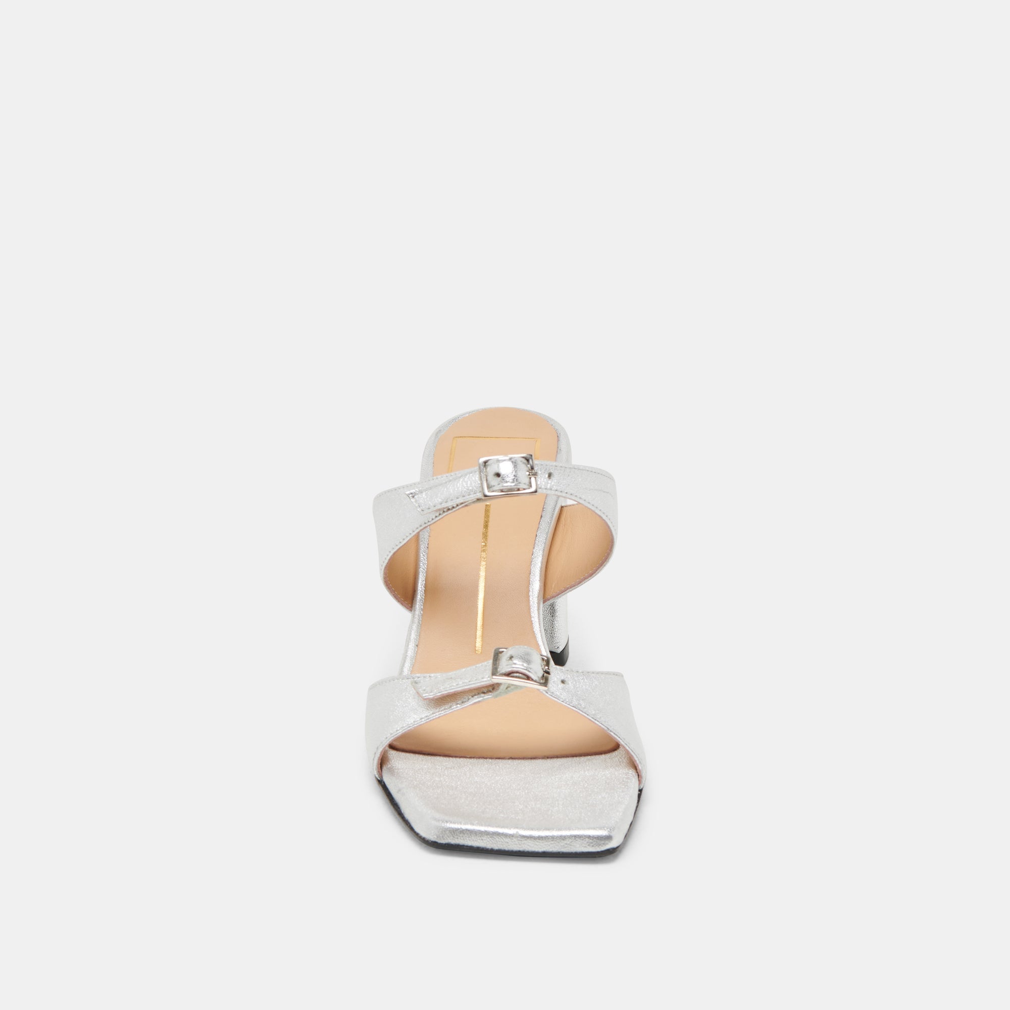 SHANE HEELS SILVER METALLIC LEATHER | Dolce Vita Women