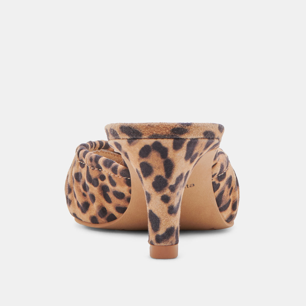 KAIRI MID HEELS DK LEOPARD SUEDE | Dolce Vita Women