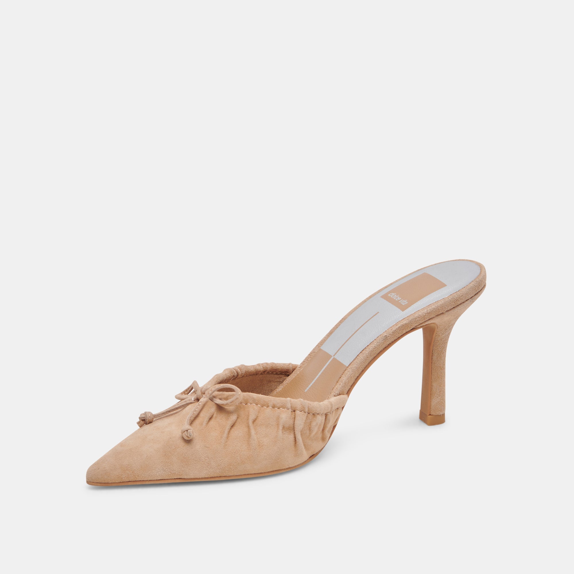 KAIRI HEELS CAMEL SUEDE | Women Dolce Vita