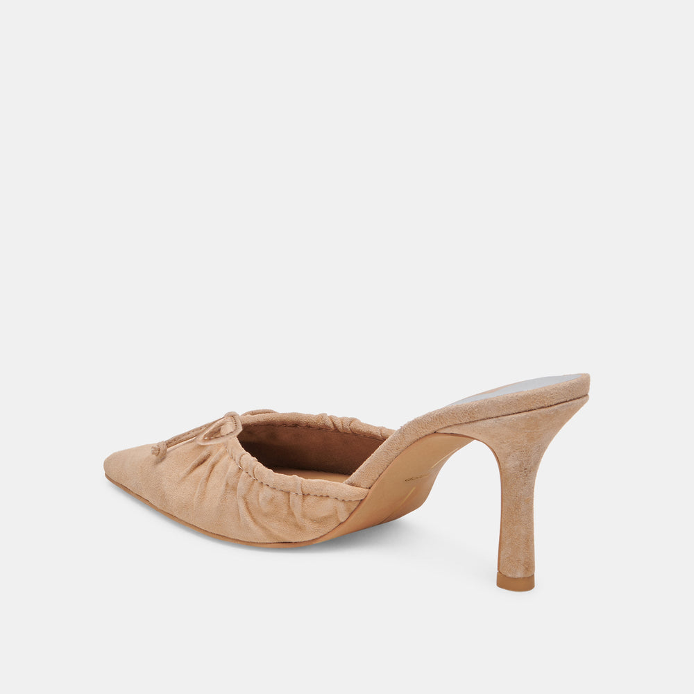 KAIRI HEELS CAMEL SUEDE | Women Dolce Vita