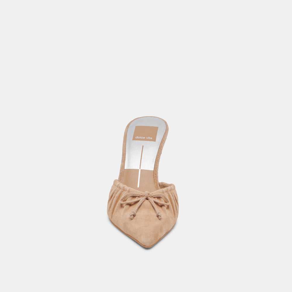 KAIRI HEELS CAMEL SUEDE | Women Dolce Vita