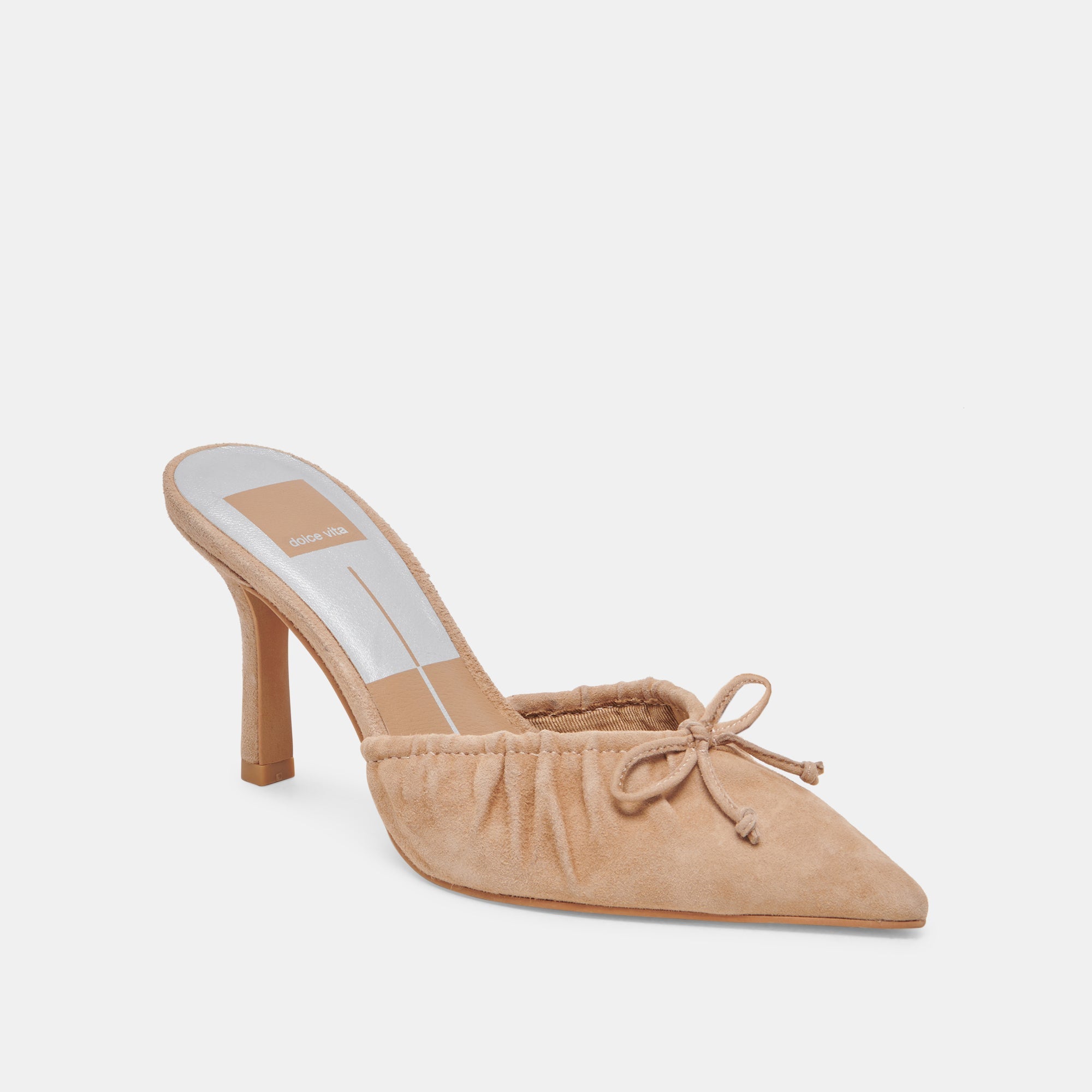KAIRI HEELS CAMEL SUEDE | Women Dolce Vita