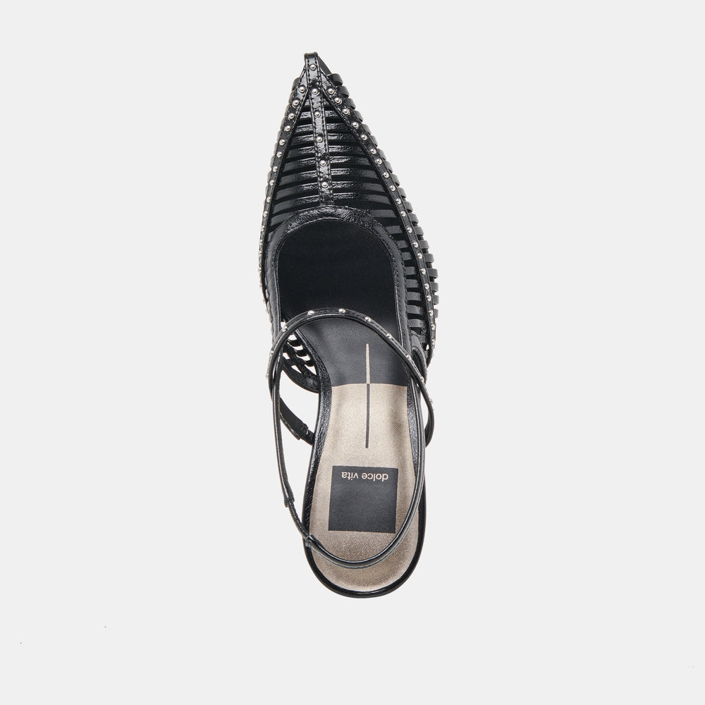 HENSAL HEELS MIDNIGHT CRINKLE PATENT | Dolce Vita Women