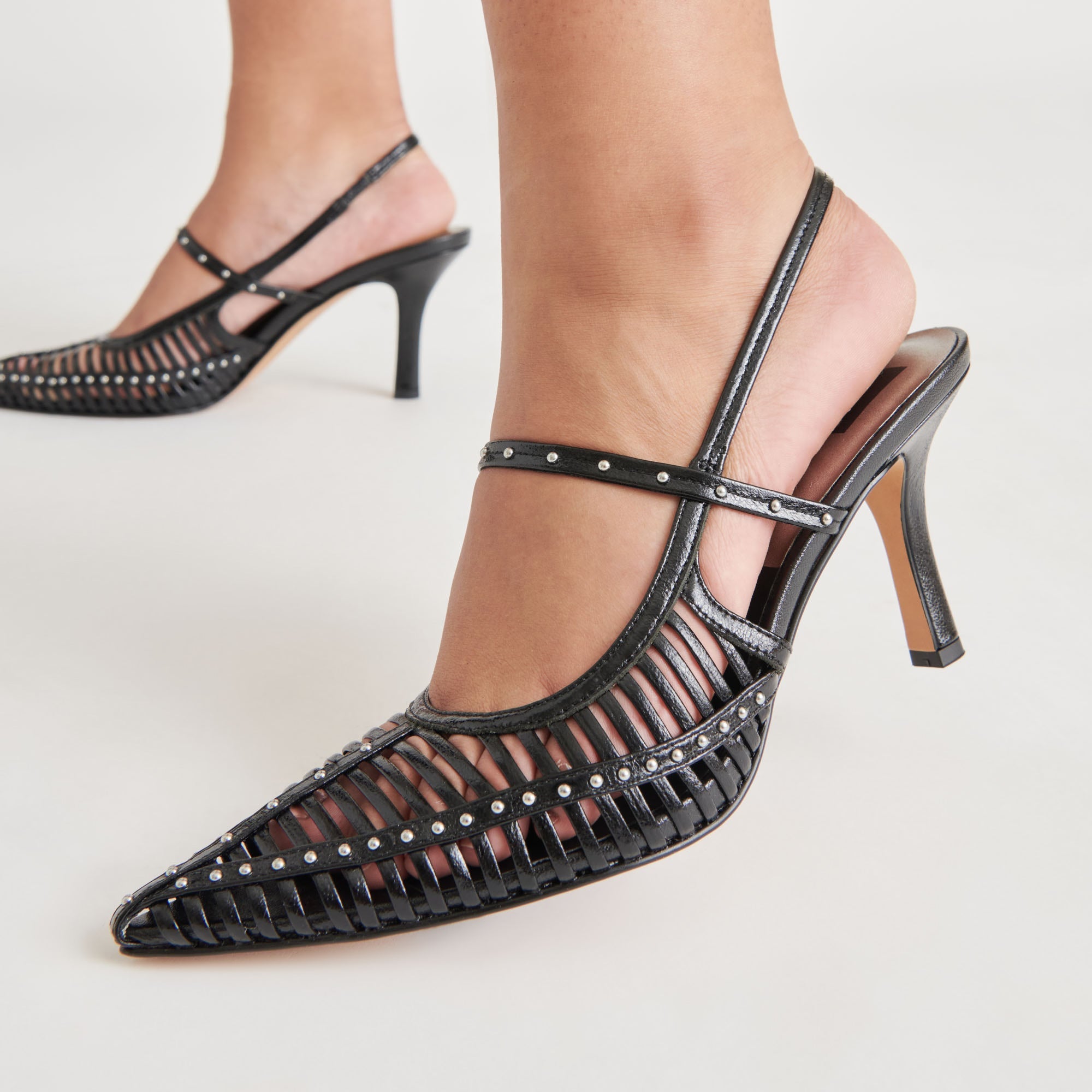 HENSAL HEELS MIDNIGHT CRINKLE PATENT | Dolce Vita Women