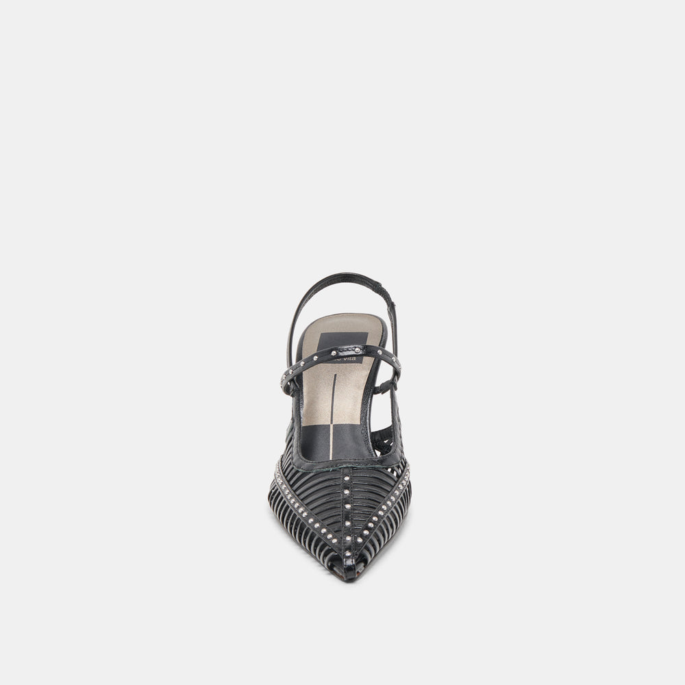 HENSAL HEELS MIDNIGHT CRINKLE PATENT | Dolce Vita Women