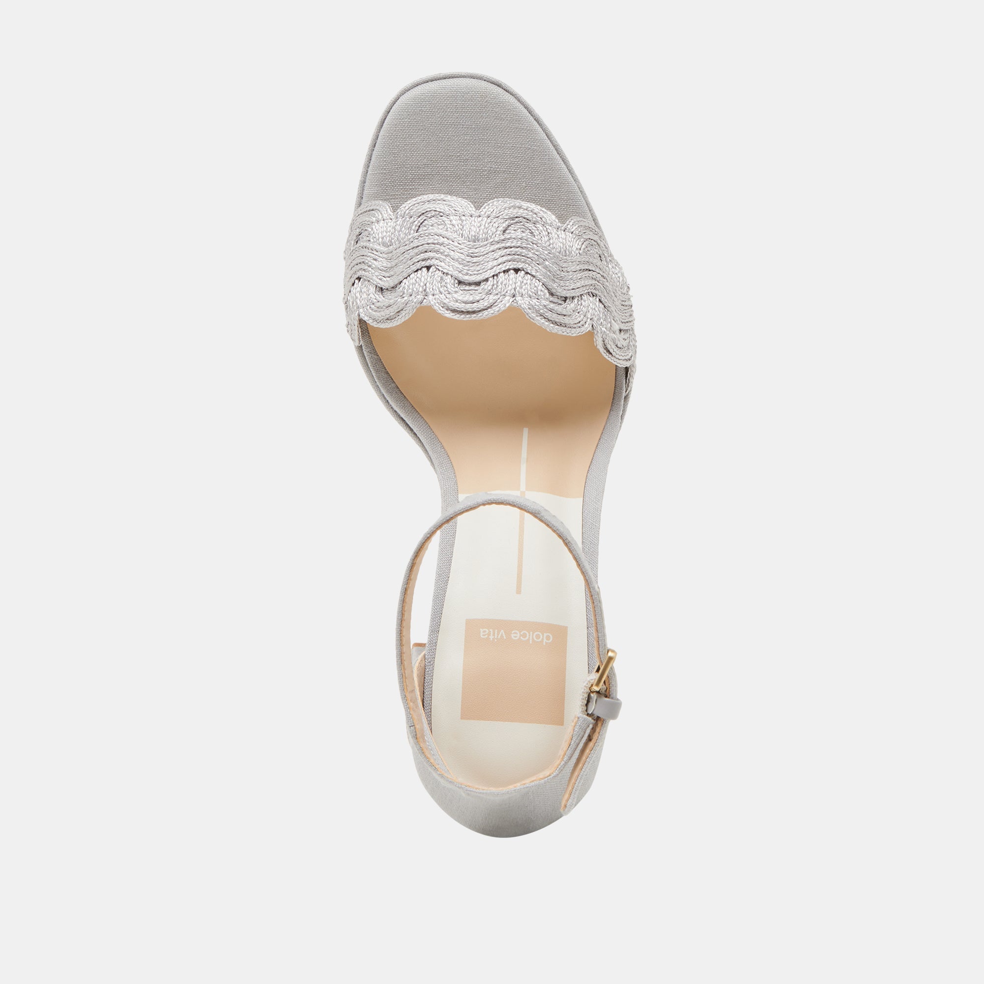 PELTIN HEELS GREY WOVEN RAFFIA | Dolce Vita Women