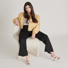 SHANE HEELS OFF WHITE CRINKLE PATENT | Women Dolce Vita