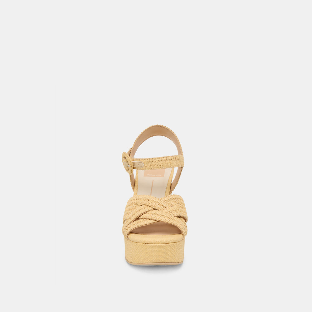 Bety Lt Natural Raffia Heels | Dolce Vita Women