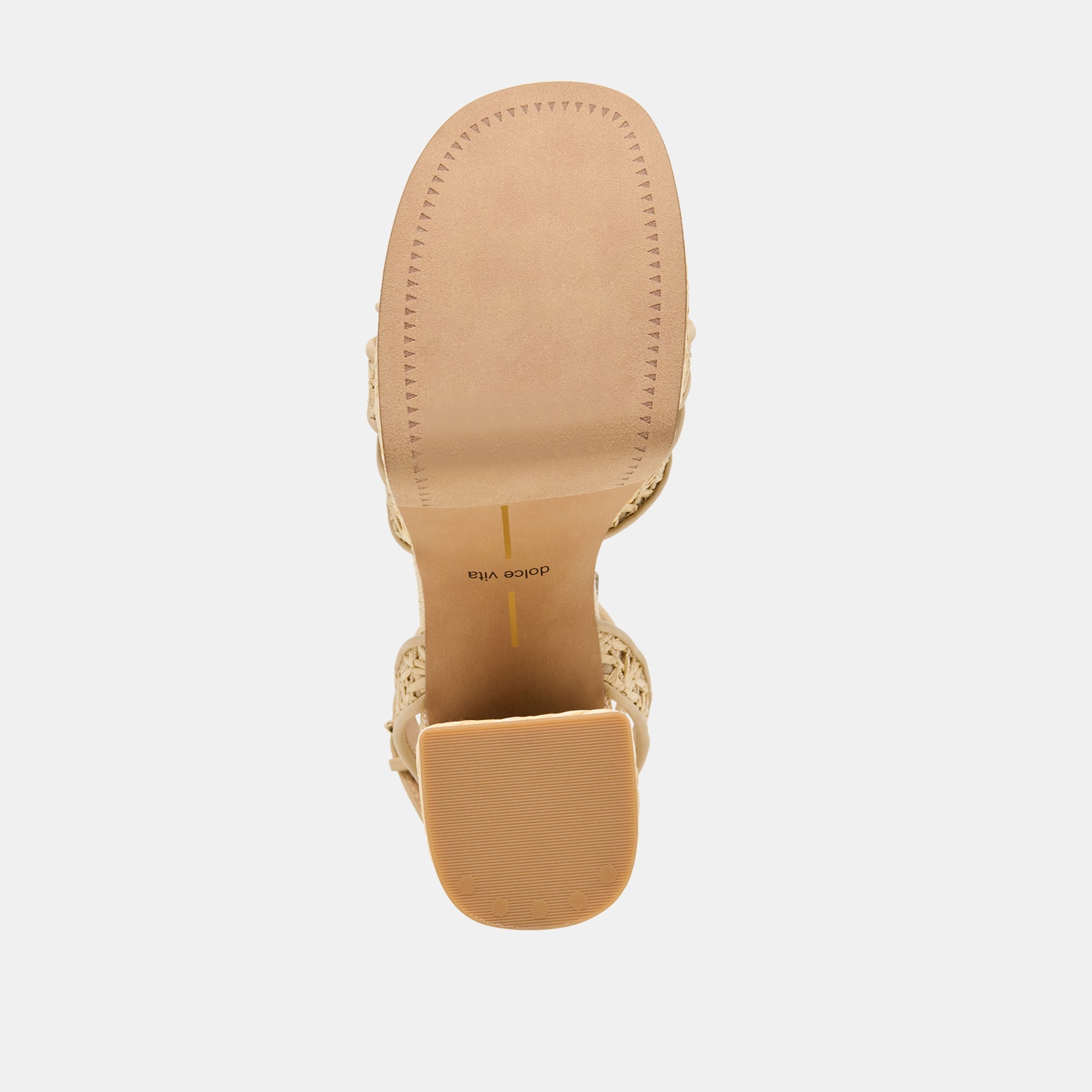 Danila Lt Natural Cross Hatch Raffia Heels | Dolce Vita Women