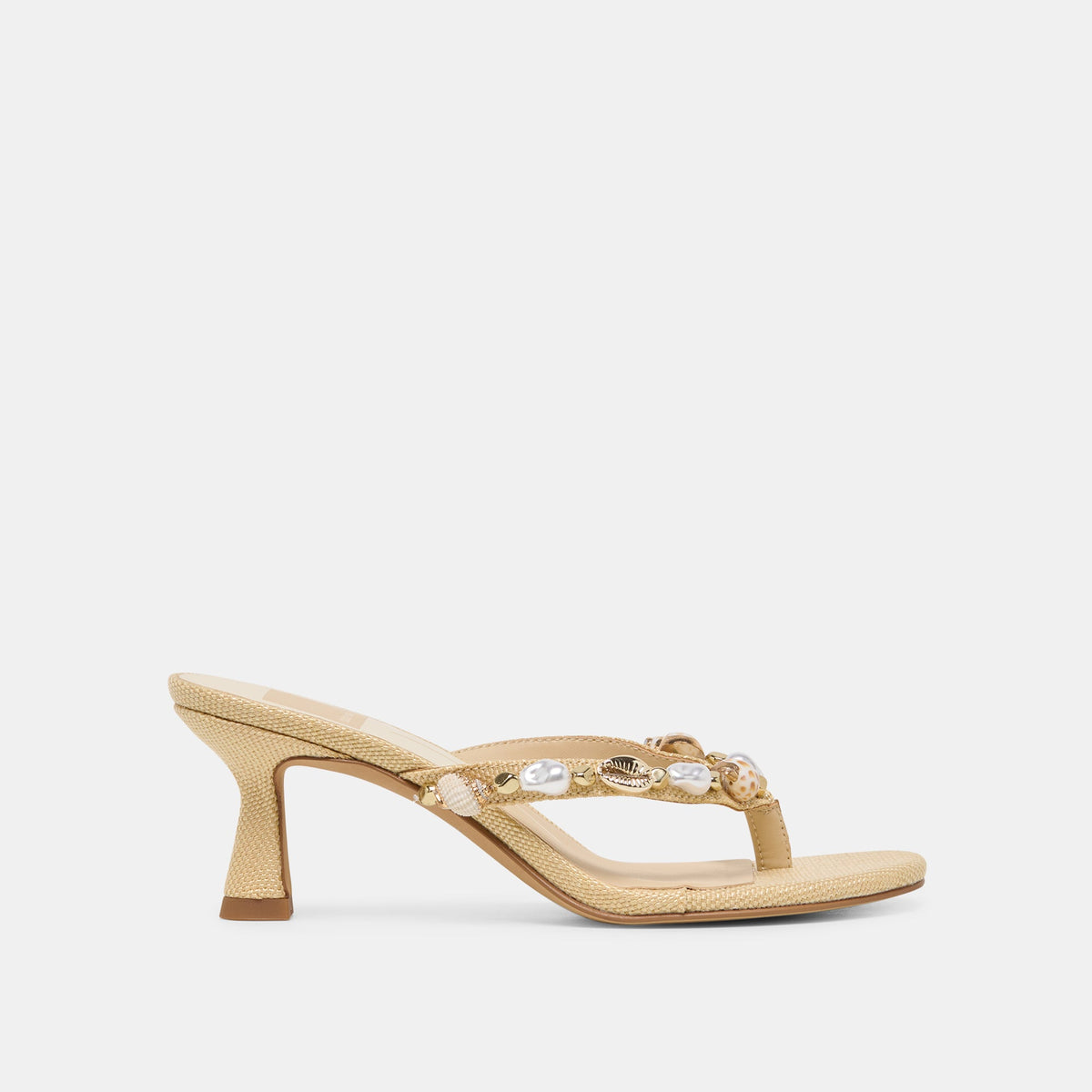 Daksie Lt Natural Raffia Heels | Dolce Vita Women