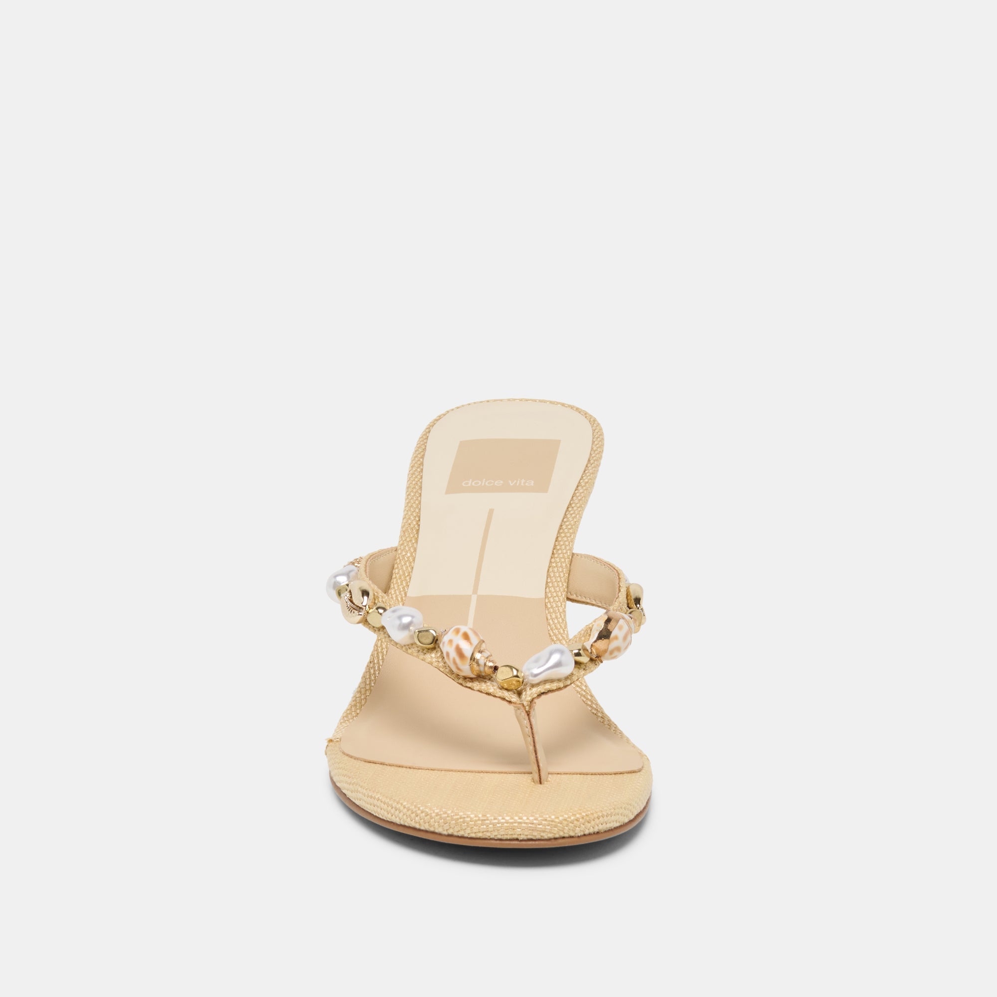 Daksie Lt Natural Raffia Heels | Dolce Vita Women