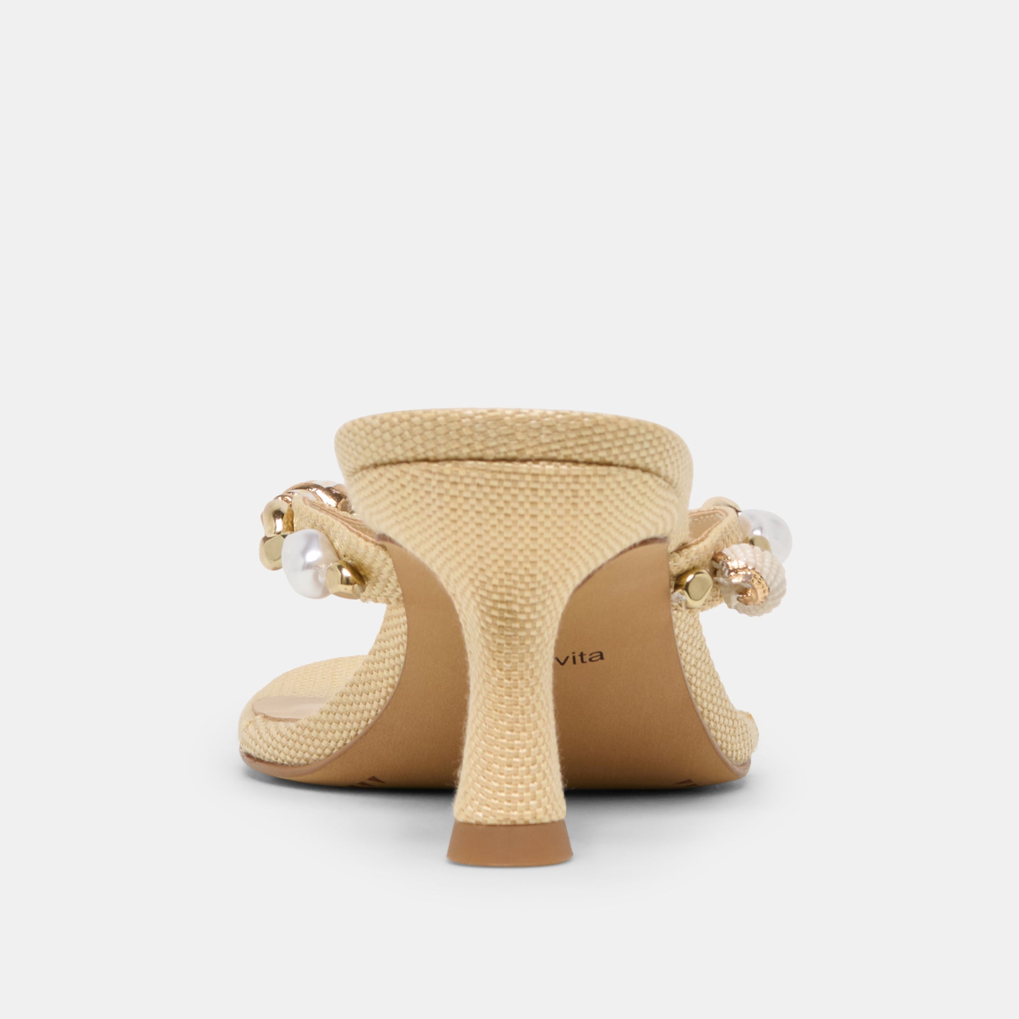 Daksie Lt Natural Raffia Heels | Dolce Vita Women