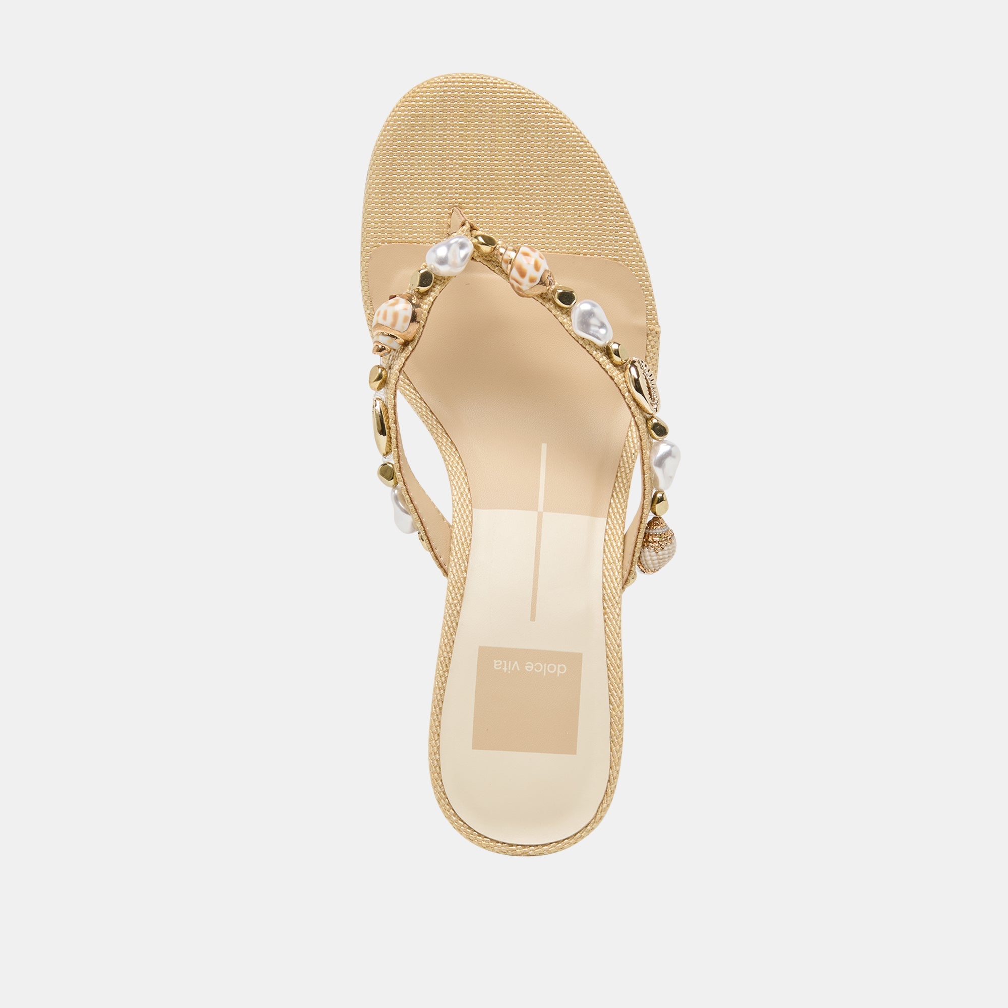 Daksie Lt Natural Raffia Heels | Dolce Vita Women