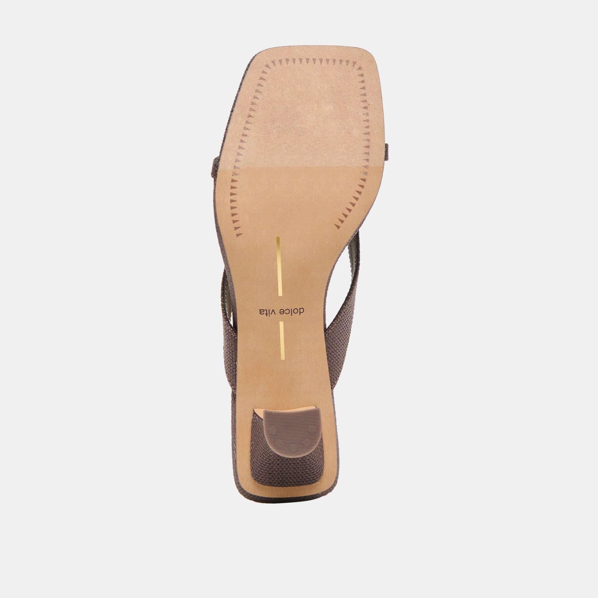 Brevel Chocolate Raffia Heels | Women Dolce Vita