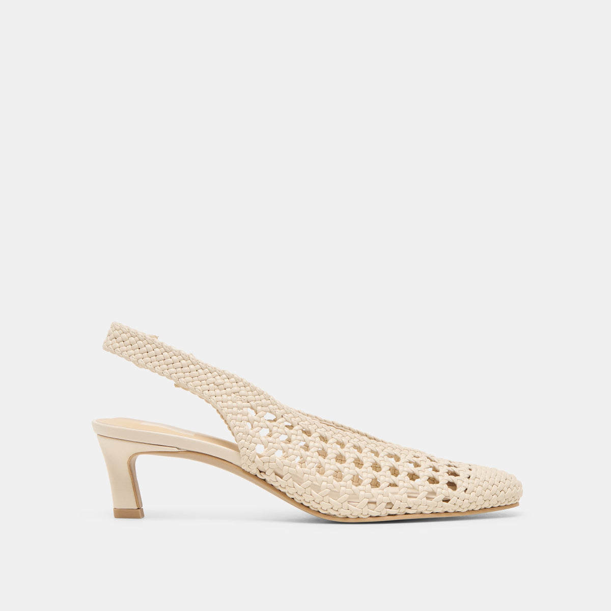Fawne Creme Woven Stella Heels | Women Dolce Vita