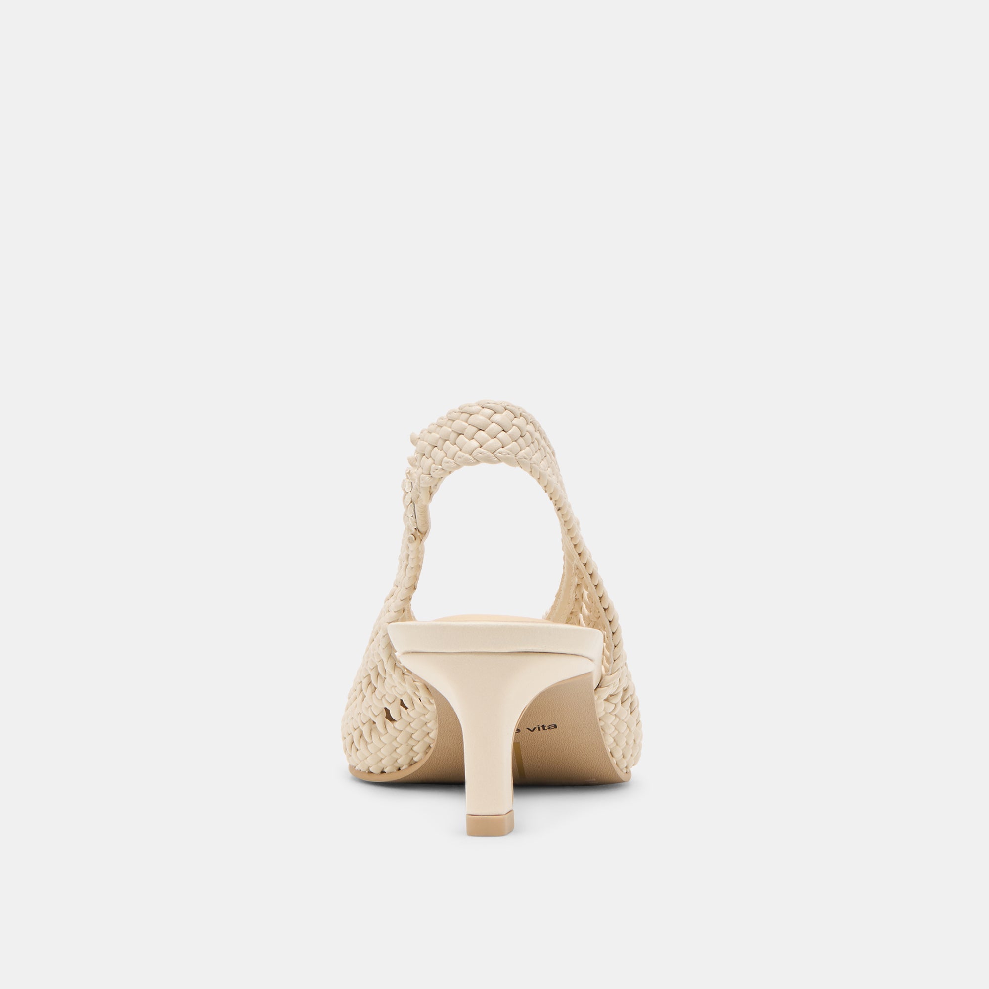 Fawne Creme Woven Stella Heels | Women Dolce Vita