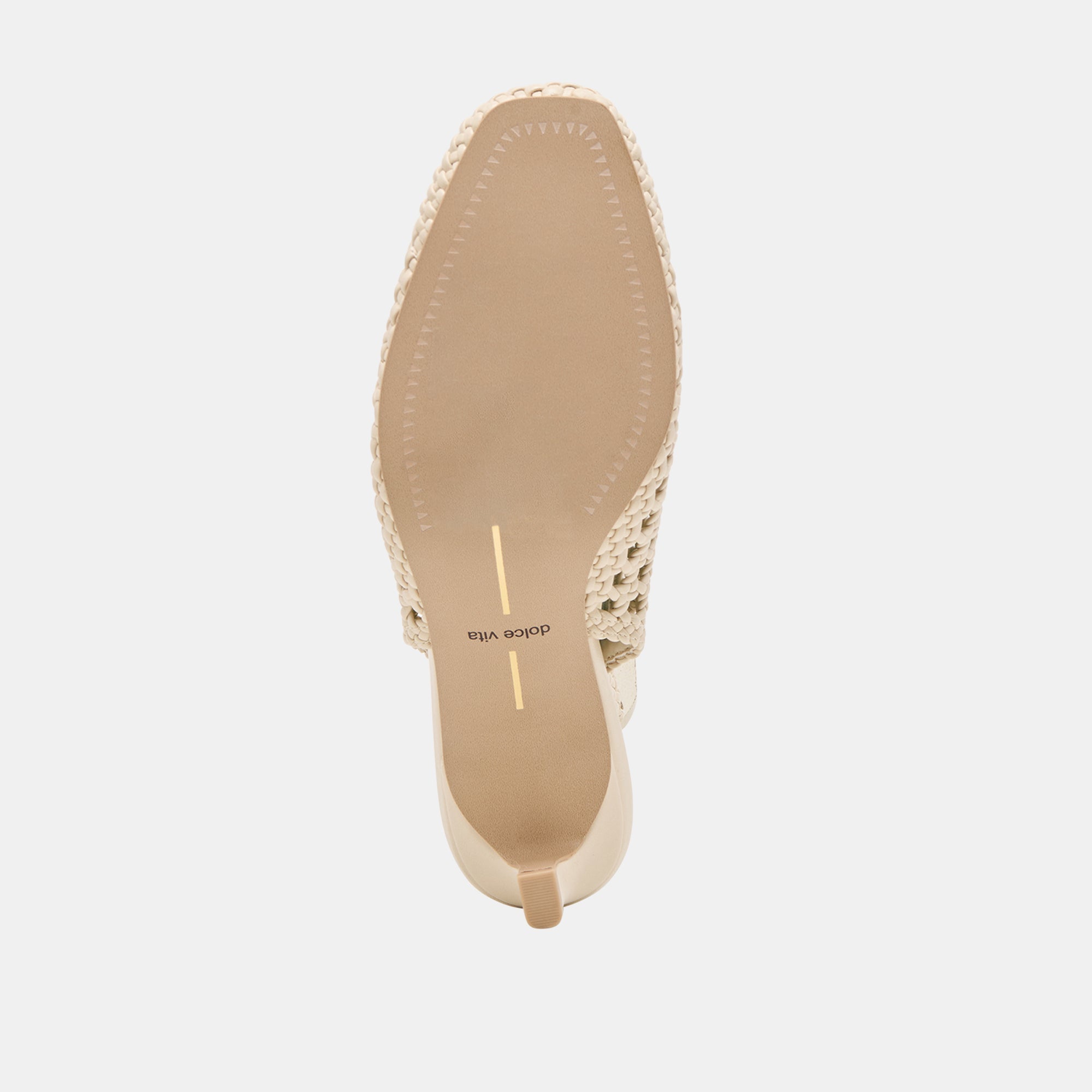 Fawne Creme Woven Stella Heels | Women Dolce Vita