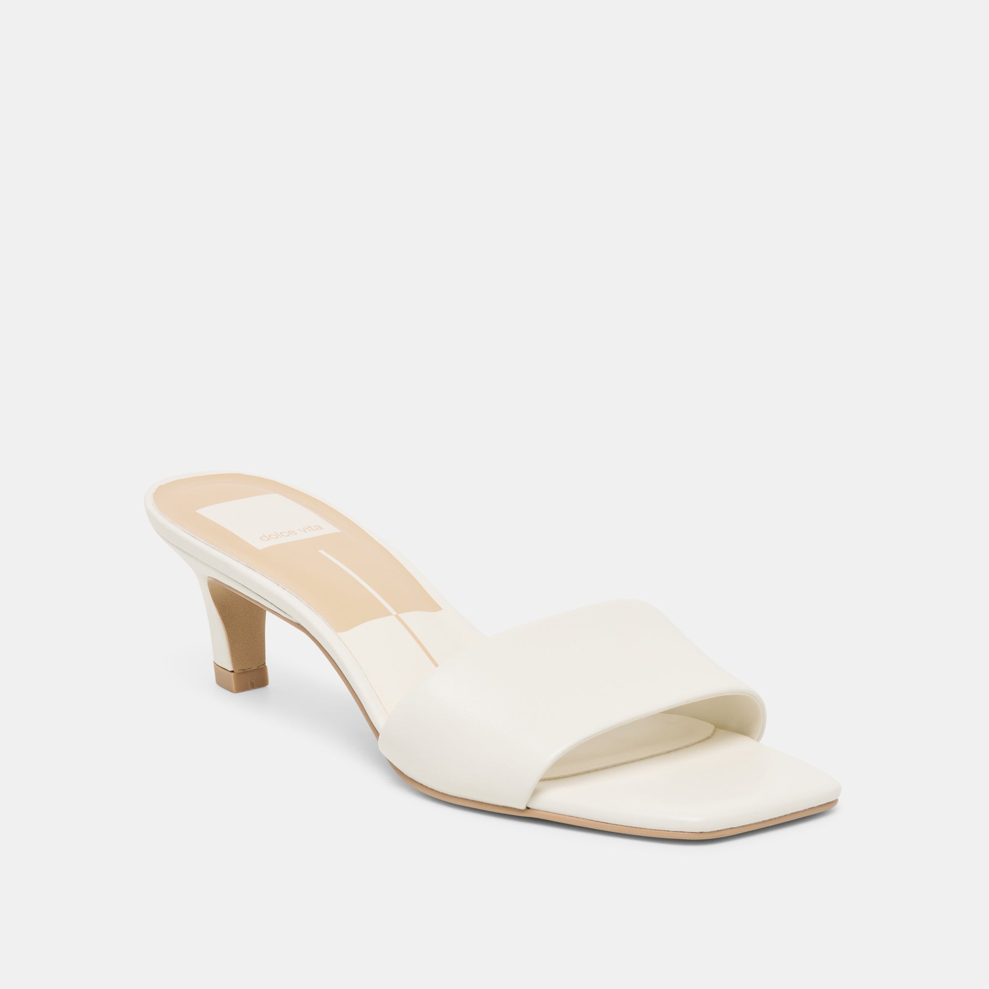 Rexa True White Leather Heels | Dolce Vita Women