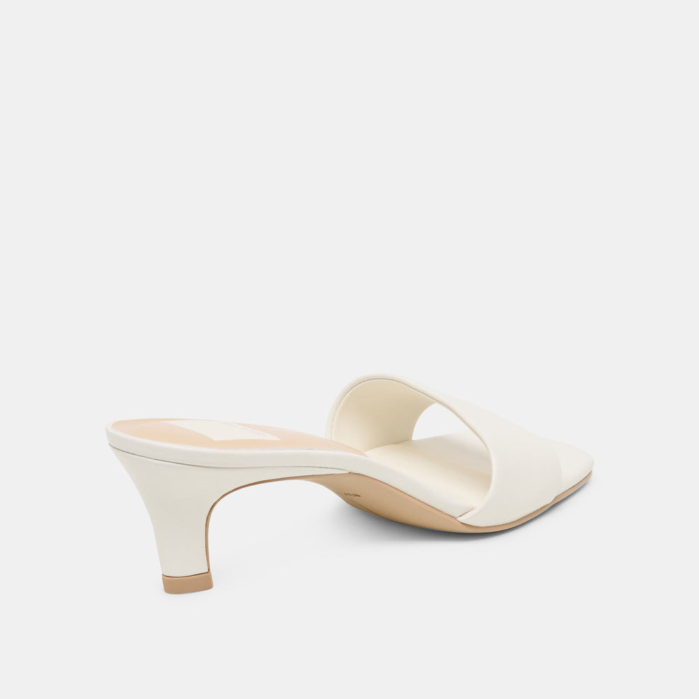 Rexa True White Leather Heels | Dolce Vita Women