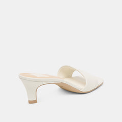 Rexa True White Leather Heels | Dolce Vita Women