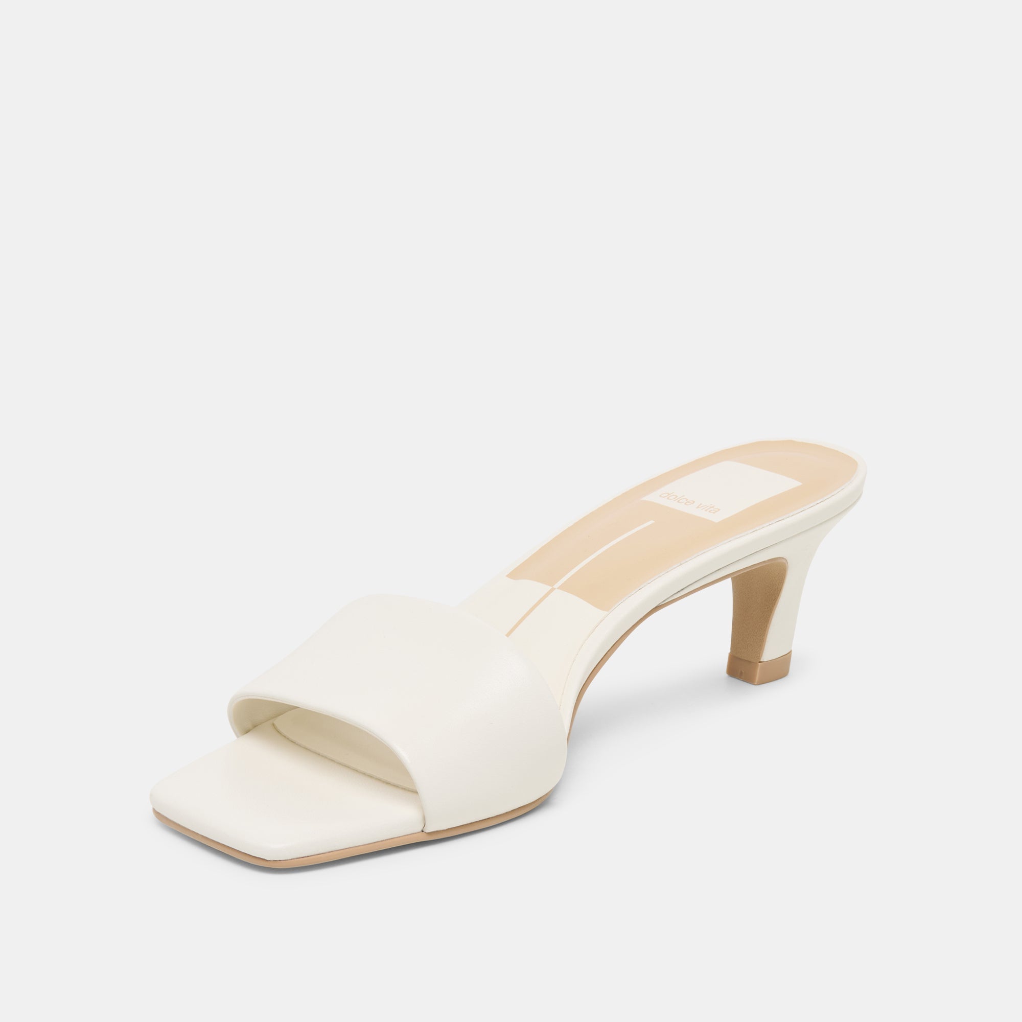 Rexa True White Leather Heels | Dolce Vita Women