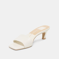 Rexa True White Leather Heels | Dolce Vita Women