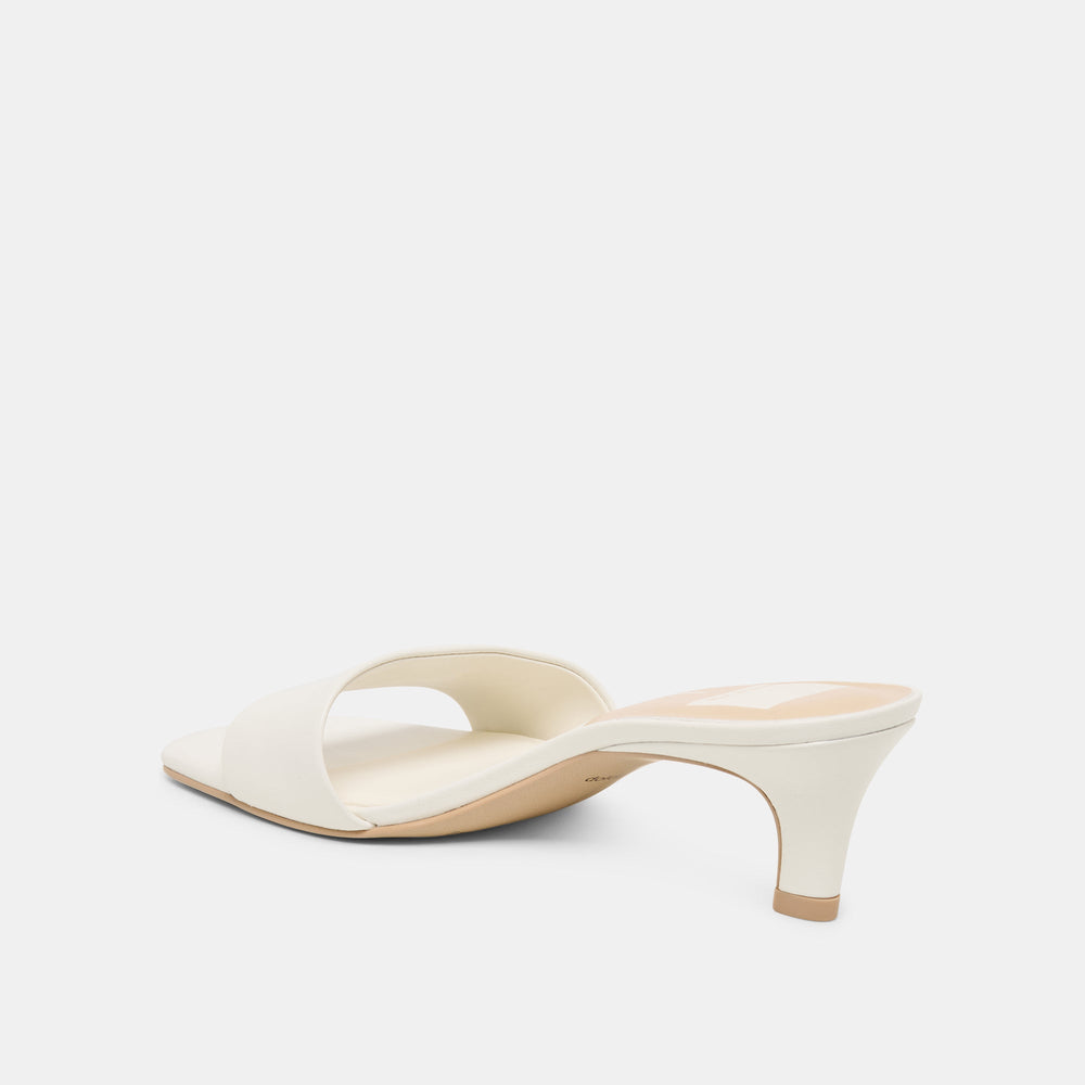 Rexa True White Leather Heels | Dolce Vita Women