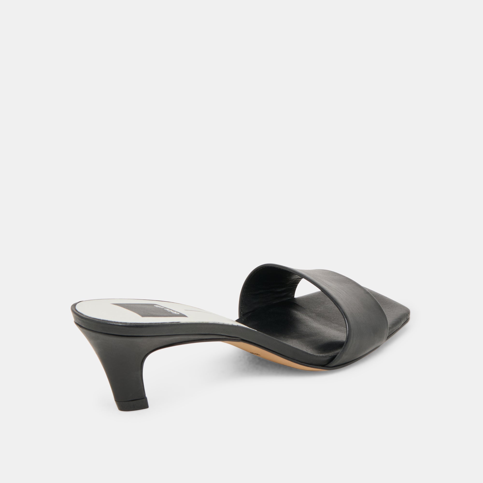 Rexa Black Leather Heels | Women Dolce Vita