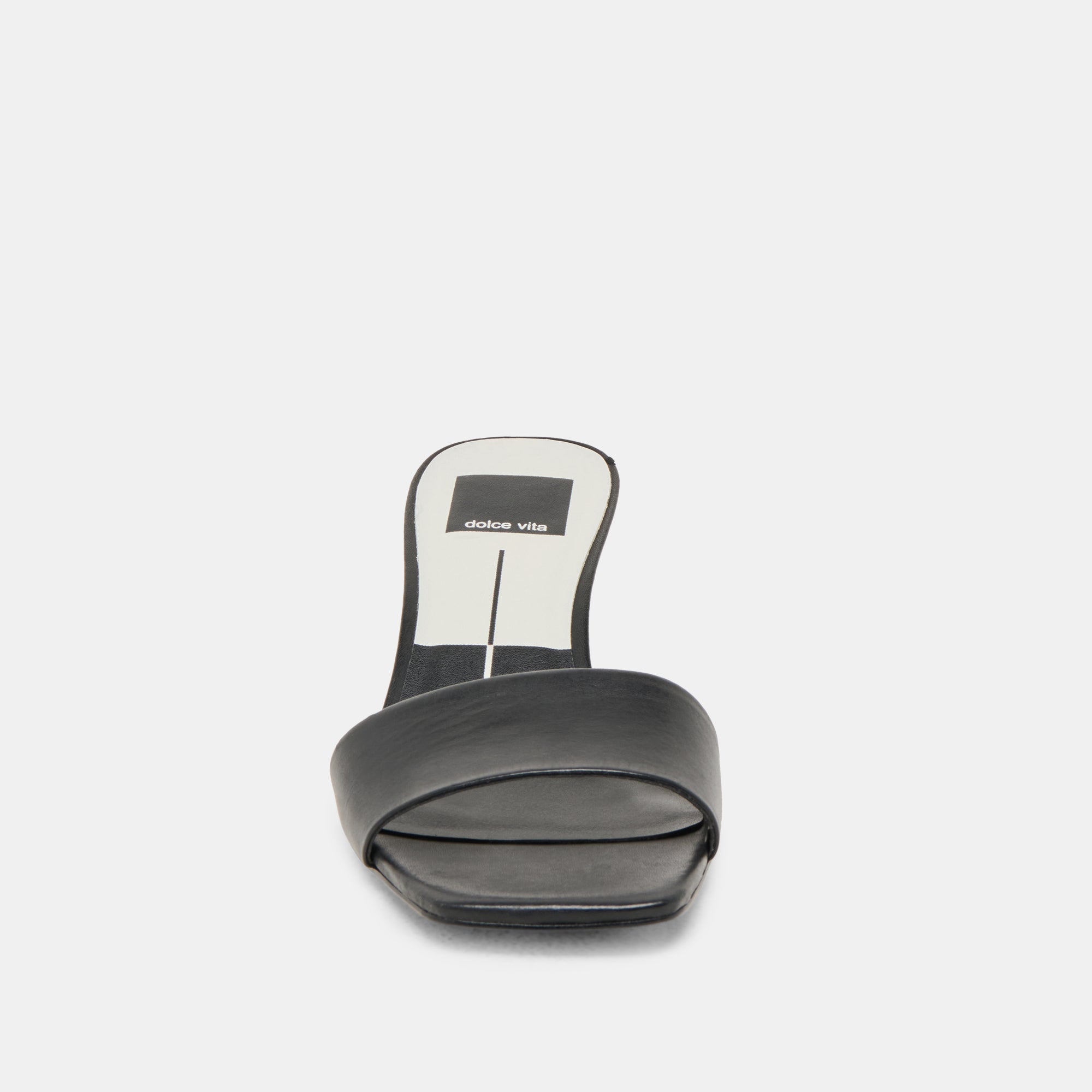 Rexa Black Leather Heels | Women Dolce Vita