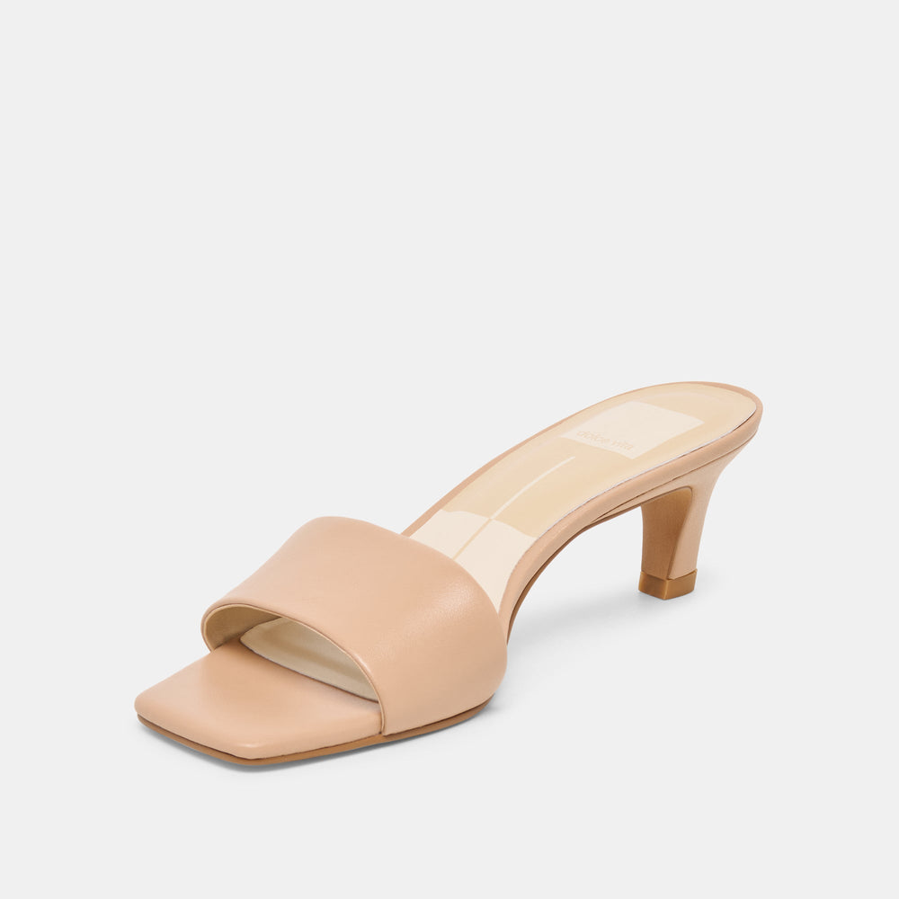 Rexa Light Tan Leather Heels | Dolce Vita Women