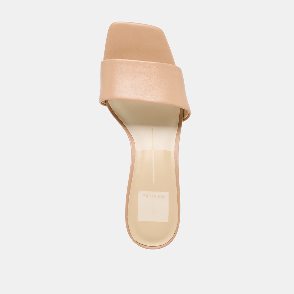 Rexa Light Tan Leather Heels | Dolce Vita Women
