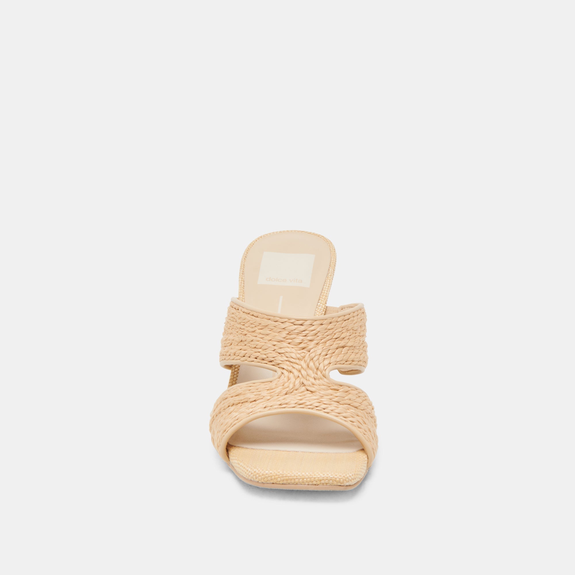Gitel Lt Natural Raffia Heels | Women Dolce Vita