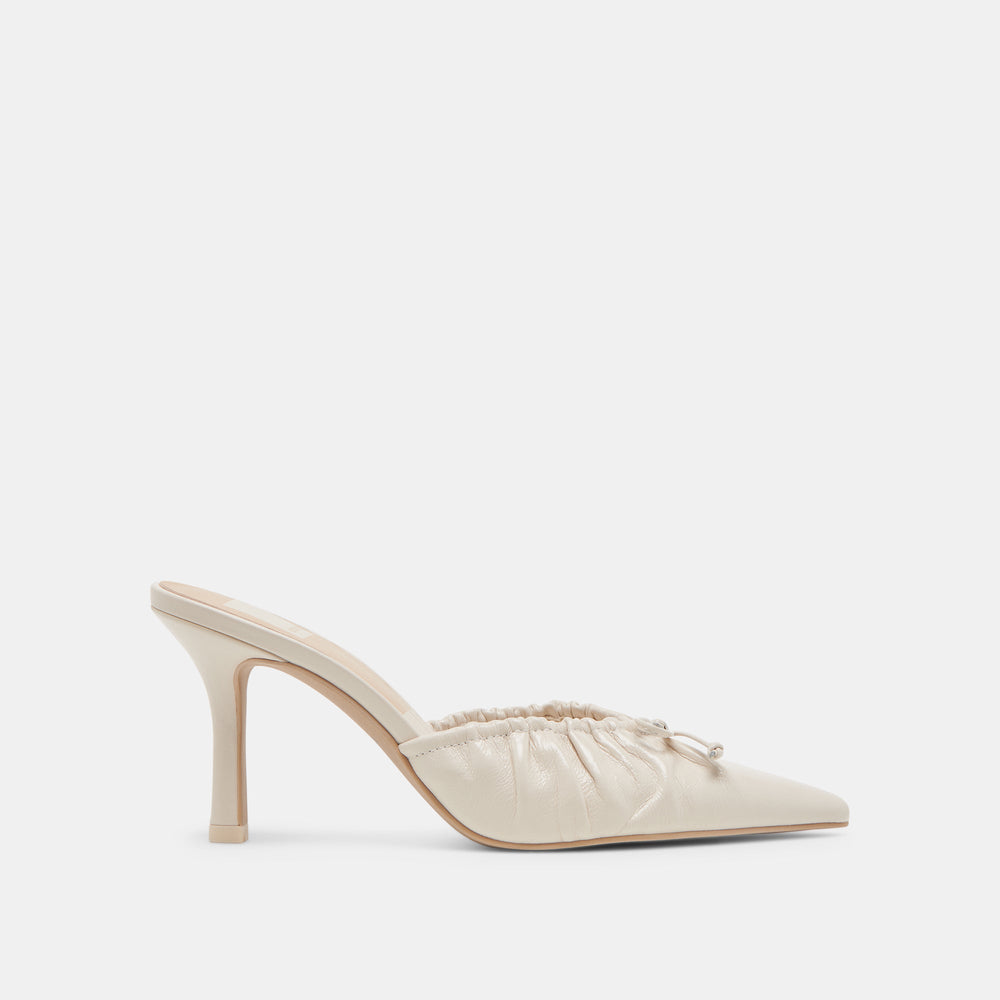 KAIRI HEELS IVORY CRINKLE PATENT | Dolce Vita Women