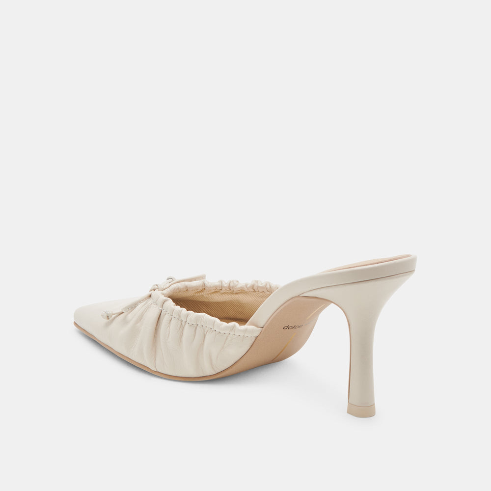 KAIRI HEELS IVORY CRINKLE PATENT | Dolce Vita Women