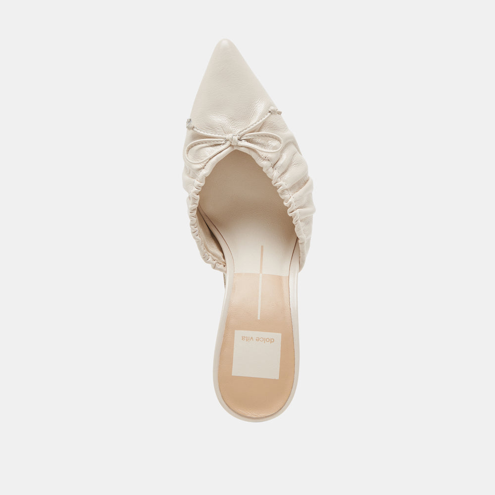 KAIRI HEELS IVORY CRINKLE PATENT | Dolce Vita Women