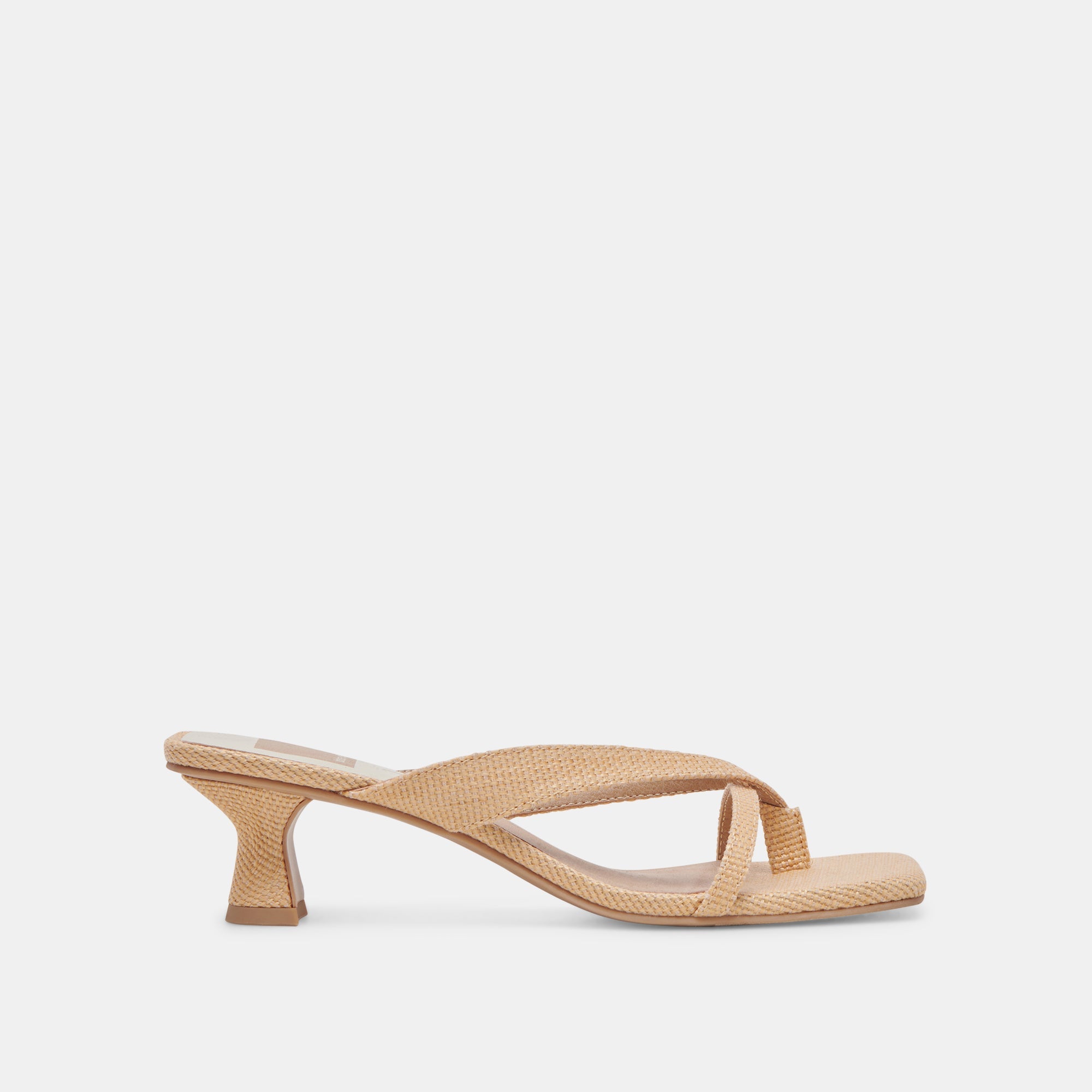 Brevel Natural Raffia Heels | Women Dolce Vita