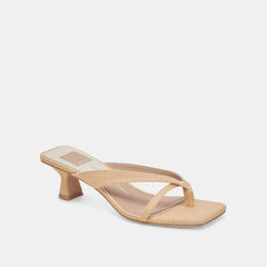 Brevel Natural Raffia Heels | Women Dolce Vita