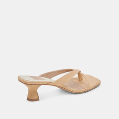 Brevel Natural Raffia Heels | Women Dolce Vita