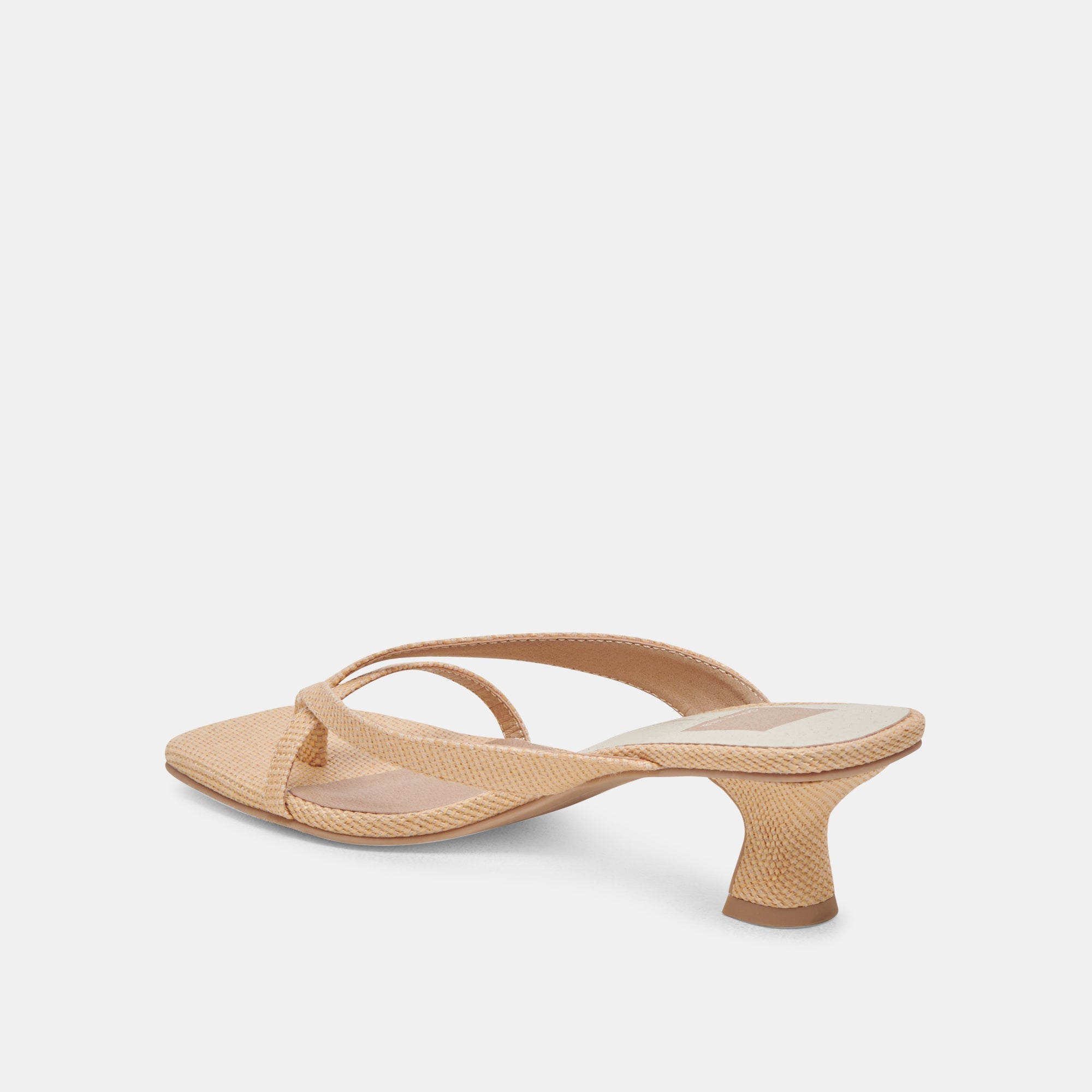 Brevel Natural Raffia Heels | Women Dolce Vita
