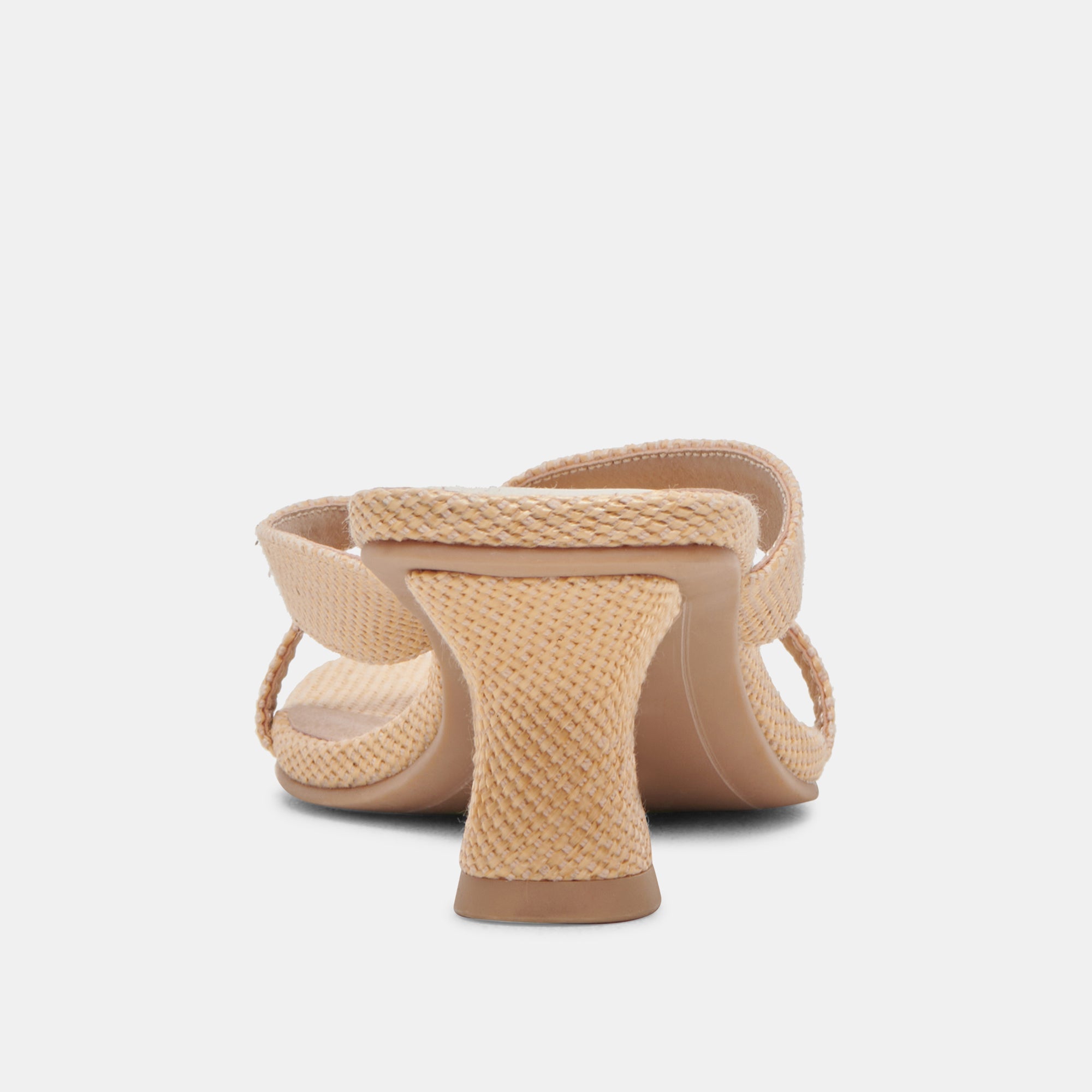Brevel Natural Raffia Heels | Women Dolce Vita