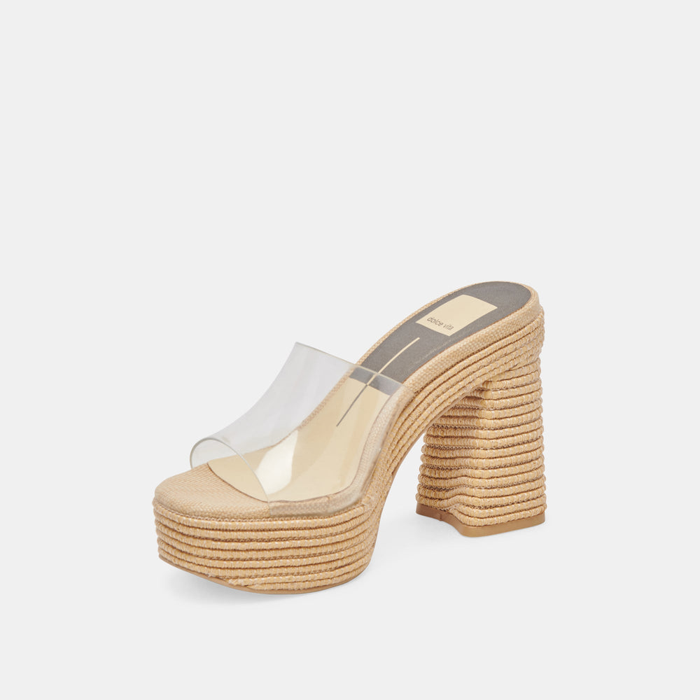 LICHIA HEELS NATURAL VINYL | Dolce Vita Women
