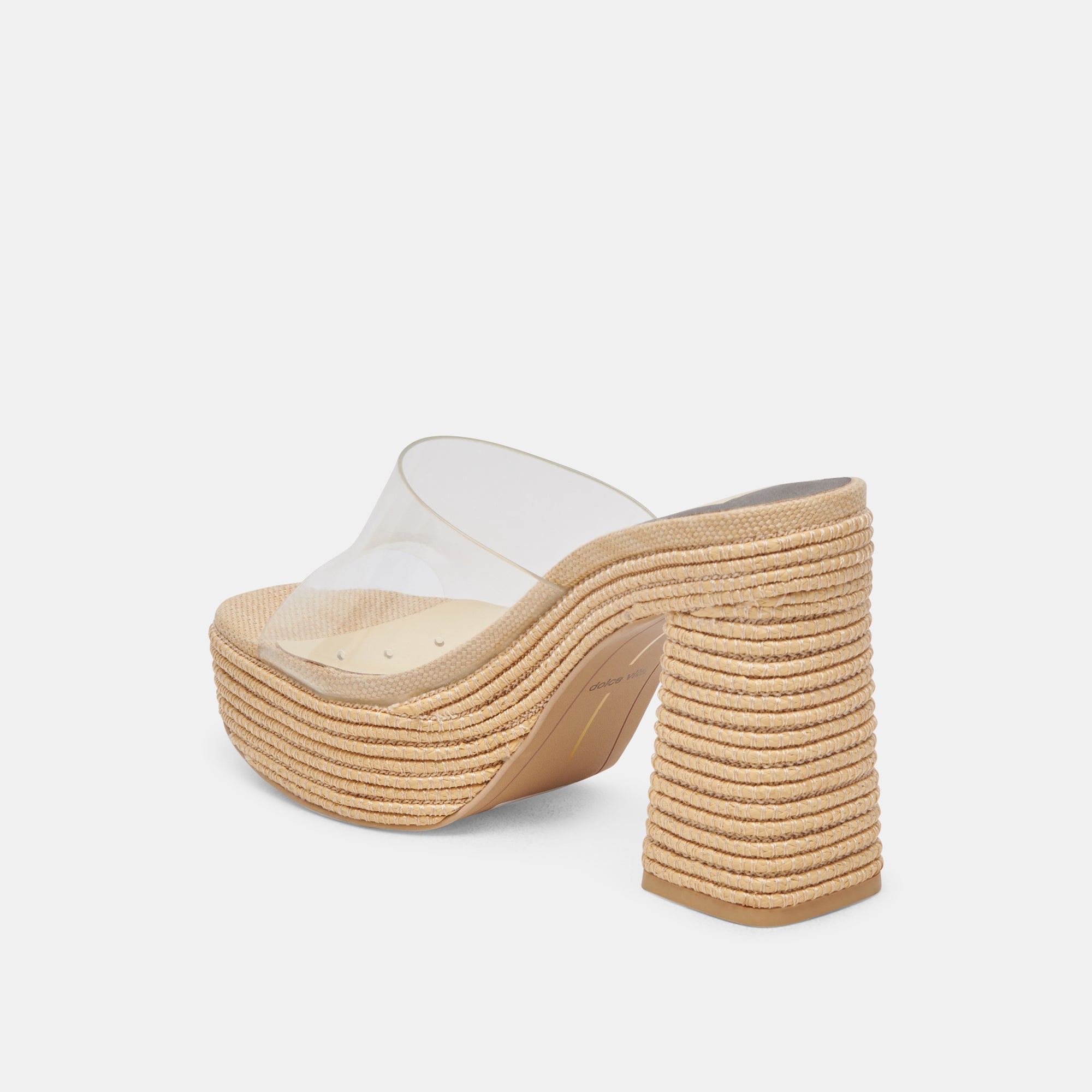 LICHIA HEELS NATURAL VINYL | Dolce Vita Women